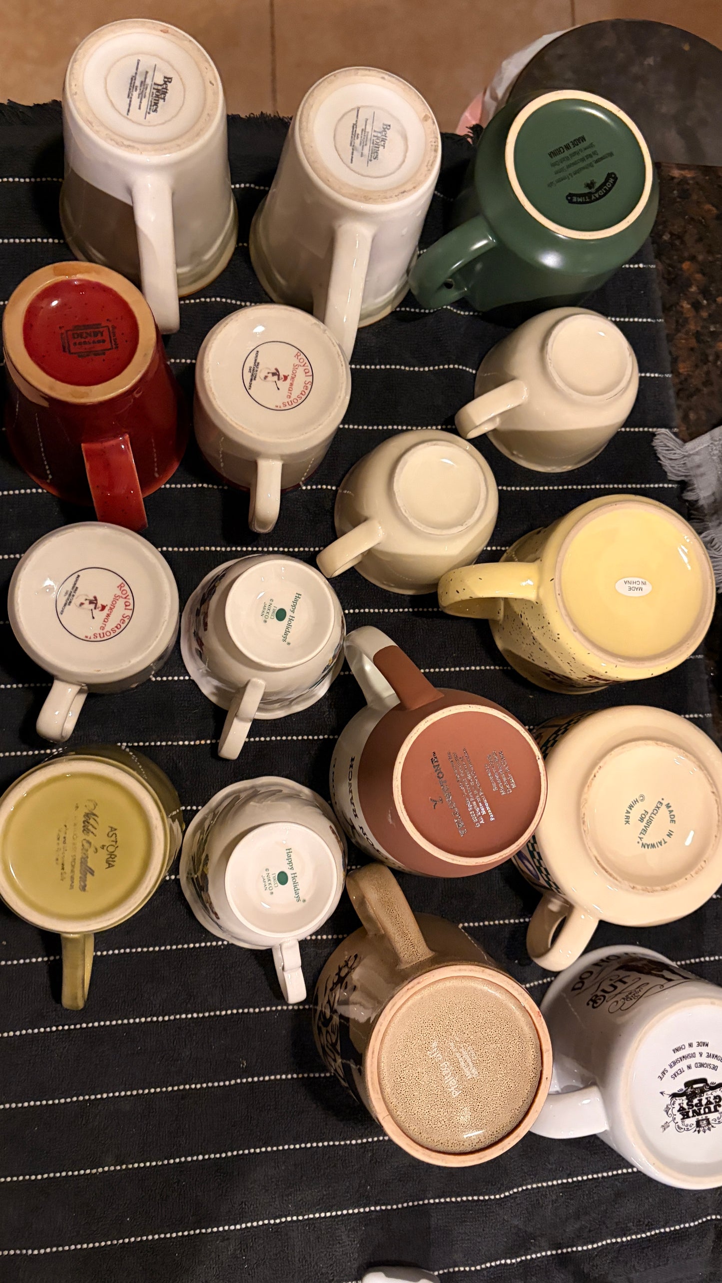 Vintage Mug Collection