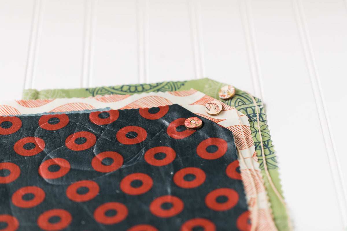 Fishman Donut Beeswax Wrap Collection